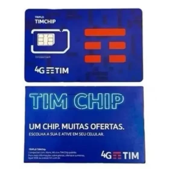 Chip TIM Pré-Pago 5G- Conexão Imediata e Cobertura Nacional
