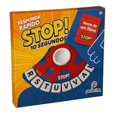 Jogo Stop Adedonha Tabuleiro Educativo Diversão para Família e Amigos