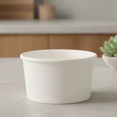 Pote de papel 180ml biodegradável 50un