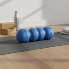 Rolo De Espuma Ondulada De Alta Dureza , Equipamento De Fitness De Liberação Miofascial Portátil Para Academia