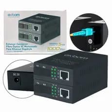 Kit Extensor Conversor de Fibra Óptica