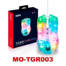 Mouse Gamer de Alta Performance Transparente RGB - Revenger