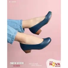 Sapato Scarpin Modare Salto Baixo Grosso 7032.500