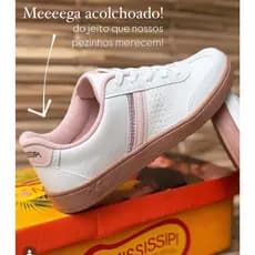 Tênis MississipiFeminino Recortes Napa Casual