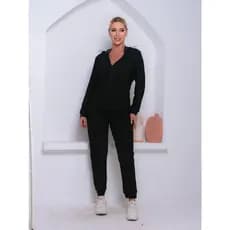 Conjunto Feminino com bolsos com zíper