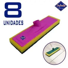 Kit 2 a 8 Lava piso mop esfregão esponja escova limpeza cozinha