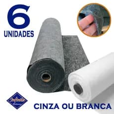 Kit 1 a 6 Manta bidim geotêxtil jardim vaso drenagem jardinagem plantas