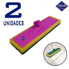 Kit 2 Lava piso mop esfregão limpeza cozinha banheiro box piscina
