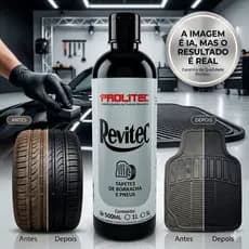 Revitec Restaurador Renovador Profissional para Tapetes de Borracha e Pneus