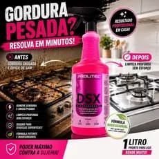 Desengordurante Cozinha Churrasqueira 1L Limpa Gordura Pesada Fogão Forno AirFryer