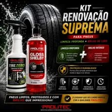 Kit Limpeza Profunda e Brilho Luxuoso Renovação Suprema para Pneus