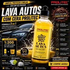Shampoo Automotivo com Cera Prolitec Lava Auto Concentrado Rende 100L