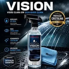 Selante Cristalizador de Vidro Automotivo Repelente Água Chuva
