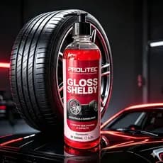 GLOOS SHELBY Selante para Pneus com Brilho e Proteção Duradoura Pretinho Luxo