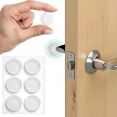 Adesivo Protetor Multiuso Silicone Pingo Anti Impacto Protege Móveis Parede Porta Vidro Anti Ruído