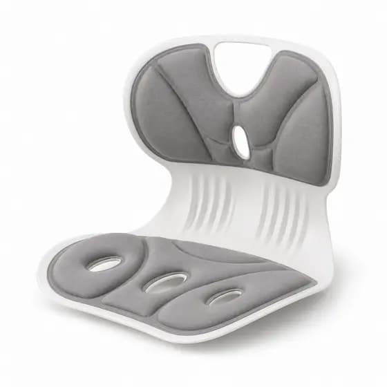 Encosto Lombar Ergonômico Assento Cadeira Escritório Trabalho Estudo Home Office Melhora Postura