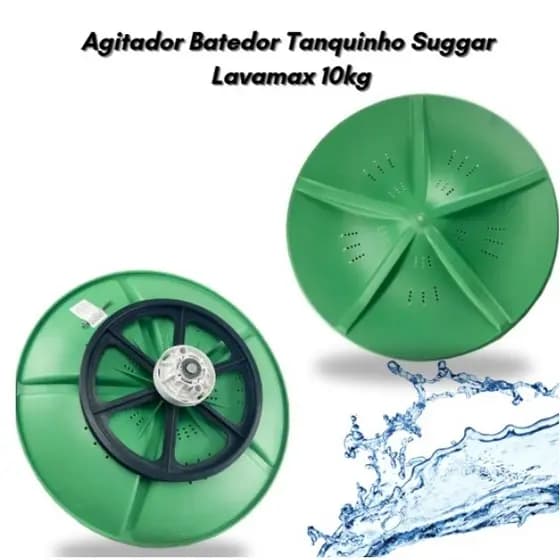 Agitador Suggar Lavamax Lavamatic Verde 10kg 12kg Completo Com Cubo + Correia