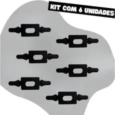 Kit 6 Coxim Centrífuga Mueller Mega Dry Super Fit 4.2 Fit 15 Compatível