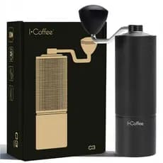 Moedor de Café 20g Portátil Para Grãos Cafeteira Preto iCoffee