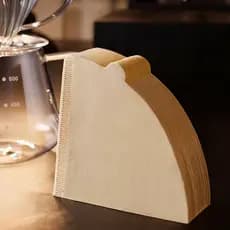 Filtro de papel Natural coador de café V60 01 cafeteria Pacote C/ 100 unidades Cone