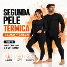 Conjunto Segunda Pele Camisa Calça Térmica Frio Intenso