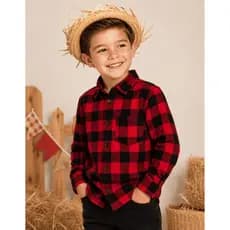 Camisa Xadrez Infantil Masculina Tradicional Festa Junina Arraial Quadrilha São João