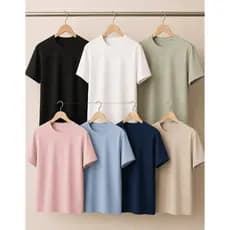 Kit 3 Camisetas Masculinas Lisa Básica Malha Fria Tecnológica Premium Dry Fit Slim Cores Sortidas