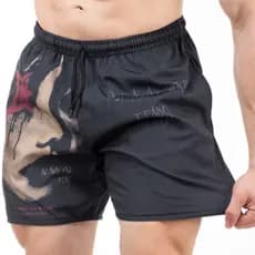Bermuda Short Tactel Masculina Praia Gotico Streetwear Rapper Barato Estilo Envio Rapido Promoçao P ao XG