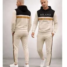Conjunto Moletom Masculino Blusa De Frio Capuz Canguru Calça Abrigo Esportivo Casual Abrigo Agasalho Envio Rapido