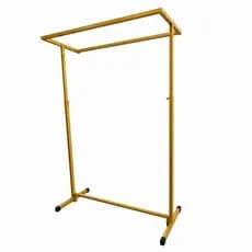 Arara Para Roupas Industrial Caixote Dupla 1,20m em Ferro - Expositor Para Roupas Reforçado Para Lojas ou Closets.