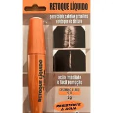 Retoque Líquido Para Cobrir Cabelos Grisalhos Flash On 8g - Escolher Cor