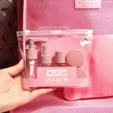 Kit de Frascos Para Viagem 5 pçs