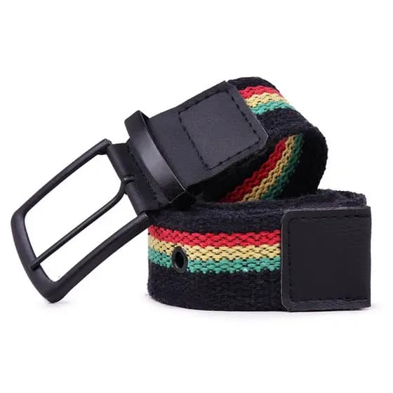 Cinto Reggae Casual Gorgurão Resistente Masculino