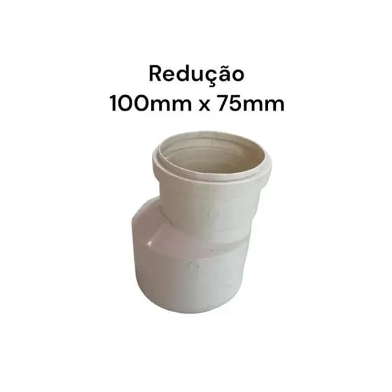 Redução 100mm x 75mm Esgoto 1 unidade -PR