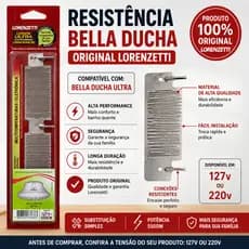 Resistência Bella Ducha Ultra 127v OU 220v Original -PR