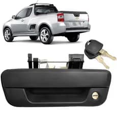 Maçaneta Tampa Porta Traseira Montana Com Chave Gm Montana Chevrolet 2004 Até 2016