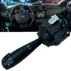 Chave de Seta Logan Sandero Duster Oroch Renault Sem Milha Farol Alto Lampejo Retorno Automático