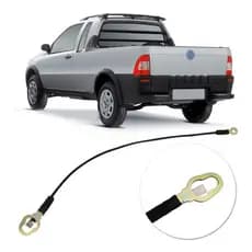 Cabo Aço Tampa Traseira Caçamba Fiat Strada GI Fase IV G4 2007 08 09 10 11 12 2013