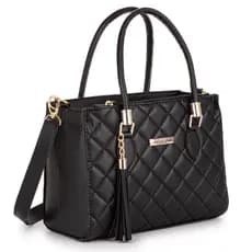 Bolsa feminina Lorena média bordada promoção 0