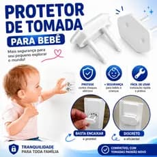 Kit 24/18/12 un Protetor de Tomada Segurança Bebê Criança Contra Choque Elétrico