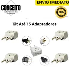 Promoção Kit até 15 Adaptador Tomada t Benjamin Bob Esponja 10a/20a