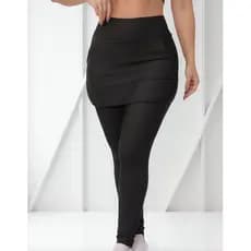 Leg Legging Saia Fitness Academia Feminina