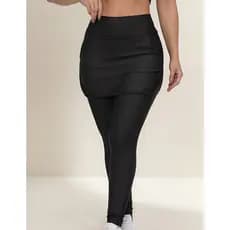 Calça Legging Saia Fitness Academia Feminina