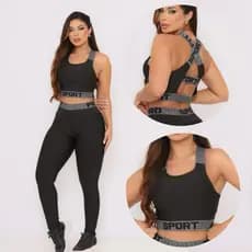 Kit Conjunto para Academia Legging e Top