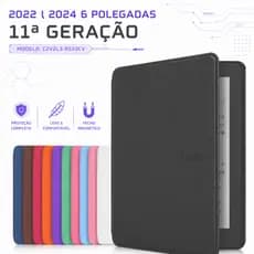 Capa Case Magnética Para Kindle 11 2024 (RS23CV) 2022 (C2v2l3) de 6 Polegadas