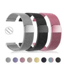 Pulseira de 22mm para Amazfit Bip 6 e Bip 5 Metal