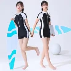 Maiô novo maiô feminino maiô adulto feminino termal estudante conservador protetor solar de secagem rápida roupa de banh