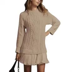 25 venda quente Cross-Border feminino novo estilo TK estação independente confortável Casual moda outono inverno torção