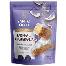 Farinha de Coco Branca - 200g - Santo Óleo