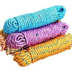 Corda Para Varal Nylon 20 Metros Resistente 4 Peças